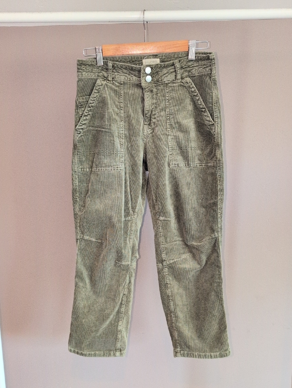 Pilcro Green Corduroy Pants The Wanderer